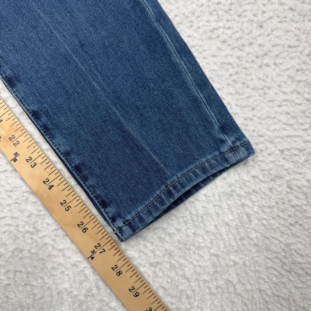 Banana Republic High Rise Slim Stretch Blue Denim Pants Women's 30x27 - Picture 7 of 12